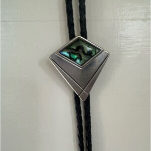 Bolo Tie with Abalone stone